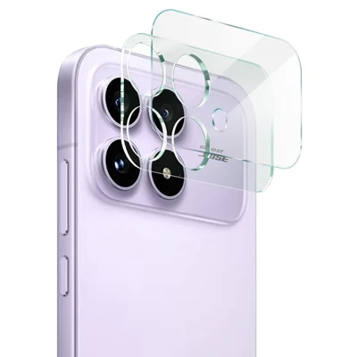 IMAK voor Xiaomi Redmi K90 5G / Poco F8 Pro Gehard Glas Volledige Dekking Camera Lensbeschermer + Acryl Lensdop
