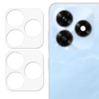 2 stk. til Honor X5c Plus 4G / X5c 4G, fuld dækning kameraobjektivbeskytter, 3D buet kant, anti-skrab, hærdet glas objektivfilm