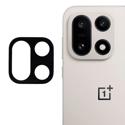 Protector de lente de vidrio templado para OnePlus 15 5G, película de lente de cámara con impresión de seda negra