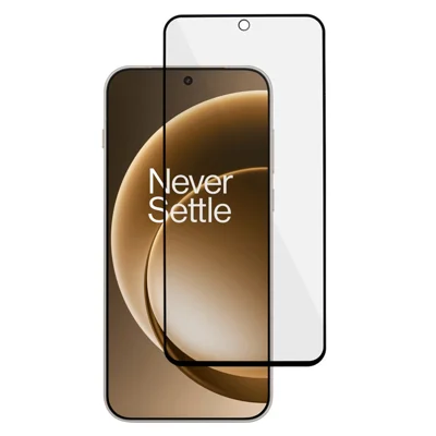 Protetor de tela Full Screen para OnePlus 15 5G / Oppo Find X9 Pro 5G, borda preta, fosco, anti-impressões digitais, película de vidro temperado com cola total