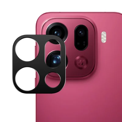 IMAK For Oppo Find X9 Pro 5G Metal Camera Lens Protector Lens Protective Cover - Black