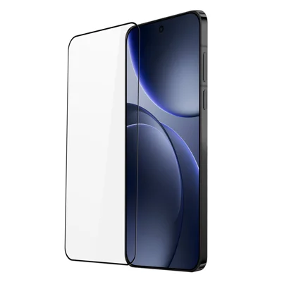 DUX DUCIS For Oppo Find X9 Pro 5G Screen Protector  Full Screen Protector 2.5D Flat Screen Medium Alumina Glass HD Clear Film with Fingerprint Unlock - Black