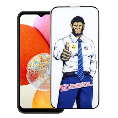 For Samsung Galaxy A14 4G Full Screen Protector Anti-explosion HD Clear High Aluminium-silicon Glass Film - As Shown