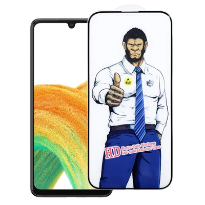 For Samsung Galaxy A33 5G Full Screen Protector Anti-explosion HD Clear High Aluminium-silicon Glass Film - As Shown