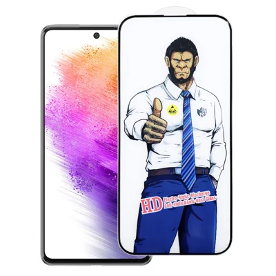For Samsung Galaxy A73 5G Full Screen Protector Anti-explosion HD Clear High Aluminium-silicon Glass Film - As Shown