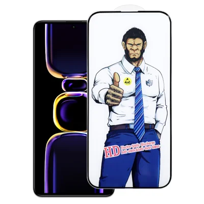 For Xiaomi Redmi K60 5G Full Screen Protector Anti-explosion HD Clear High Aluminium-silicon Glass Film - As Shown
