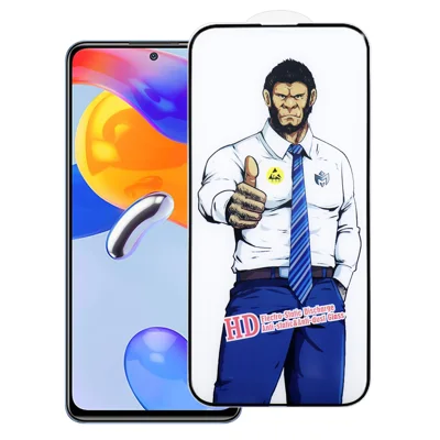 Dla Xiaomi Redmi Note 11 Pro Pełna Ochrona Ekranu Antywłamaniowa HD Przezroczysta Folia z Wysokotrwałego Szkła Aluminium-krzemowego - Jak na zdjęciu