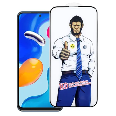 For Xiaomi Redmi Note 11S 5G Full Screen Protector Anti-explosion HD Clear High Aluminium-silicon Glass Film - As Shown