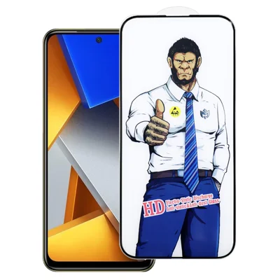 Dla Xiaomi Poco M4 Pro 4G Pełna Ochrona Ekranu Antywłamaniowa HD Przezroczysta Folia z Wysokotrwałego Szkła Aluminium-Krzemowego - Jak na zdjęciu