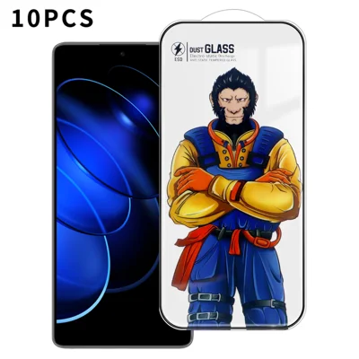 For Honor 80 GT 5G 10Pcs Full Screen Protector 3D Arc 120C Anti-Static Silk Printing High Aluminium-silicon Glass Film - As Shown