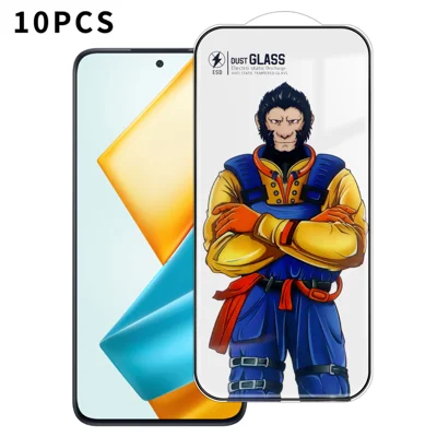 For Honor 90 GT 5G 10Pcs Full Screen Protector 3D Arc 120C Anti-Static Silk Printing High Aluminium-silicon Glass Film - As Shown