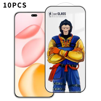 For Honor 400 Pro 5G (Global) 10Pcs Full Screen Protector 3D Arc 120C Anti-Static Silk Printing High Aluminium-silicon Glass Film - As Shown