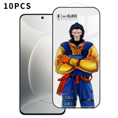 Voor Honor 300 10 stuks Volledig Schermprotector 3D Boog 120C Antistatisch Zijdeprint Hoge Aluminium-silicium Glasfolie - Zoals Afgebeeld