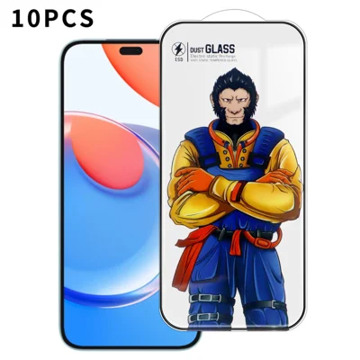 Per Honor Play 8T Pro 10Pcs Protezione Schermo Completa 3D Arc 120C Anti-Statica Seta Stampa Alto Alluminio-Silicio Pellicola in Vetro - Come Mostrato