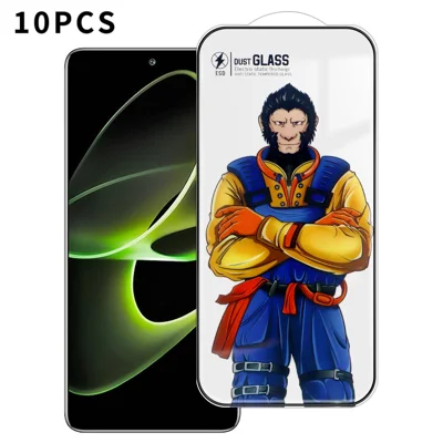 For Honor X40 GT 5G 10Pcs Full Screen Protector 3D Arc 120C Anti-Static Silk Printing High Aluminium-silicon Glass Film - As Shown