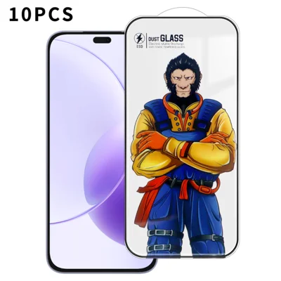 For Honor X70i 10Pcs Full Screen Protector 3D Arc 120C Anti-Static Silk Printing High Aluminium-silicon Glass Film - As Shown