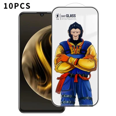 Para Huawei Enjoy 70 10Pcs Protector de Pantalla Completa 3D Arc 120C Película de Vidrio de Aluminio-silicio de Impresión de Seda Antiestática de Alta - Como se Muestra