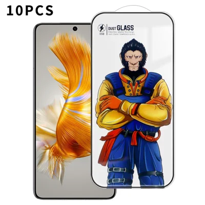For Huawei Mate 50 4G 10Pcs Full Screen Protector 3D Arc 120C Anti-Static Silk Printing High Aluminium-silicon Glass Film - As Shown