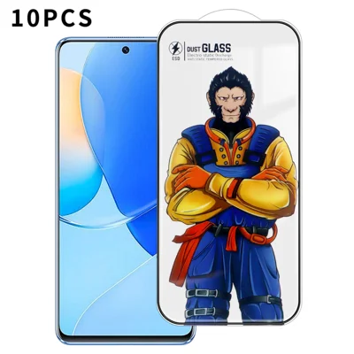 For Huawei nova 9 SE 10Pcs Full Screen Protector 3D Arc 120C Anti-Static Silk Printing High Aluminium-silicon Glass Film - As Shown
