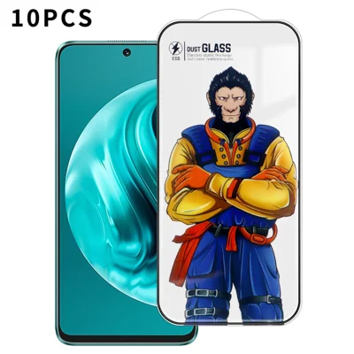 For Huawei nova 12i 4G 10Pcs Full Screen Protector 3D Arc 120C Anti-Static Silk Printing High Aluminium-silicon Glass Film - As Shown