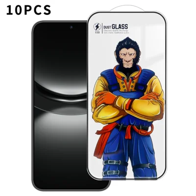 Dla Huawei nova 12 5G 10 szt. Pełna ochrona ekranu 3D łuk 120C antystatyczna folia z wysokiej jakości szkła aluminiowo-krzemowego z nadrukiem jedwabnym - jak na zdjęciu