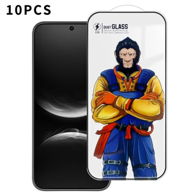 Voor Huawei nova 14 5G 10 stuks volledige schermbeschermer 3D rond 120C antistatisch zijdeprint hoog aluminium-silicium glasfolie - Zoals afgebeeld