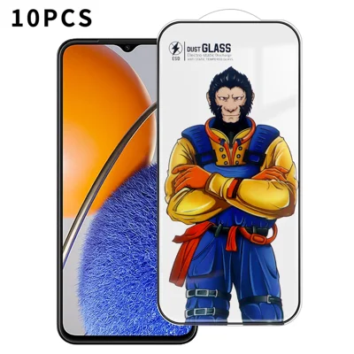 For Huawei nova Y61 4G 10Pcs Full Screen Protector 3D Arc 120C Anti-Static Silk Printing High Aluminium-silicon Glass Film - As Shown