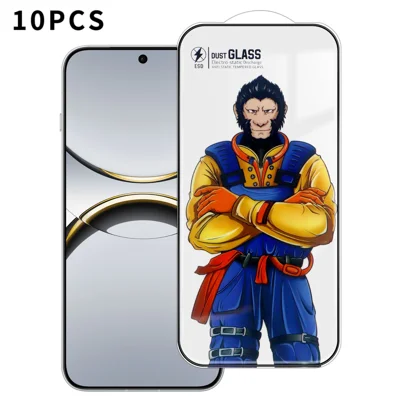 Для Oppo Find X8 5G 10 шт. Защитная пленка на весь экран 3D Arc 120C Антистатическая шелкографическая высокоалюминиевая кремниевая стеклянная пленка - как показано