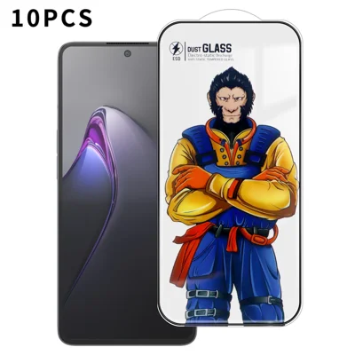 Para Oppo Reno8 Pro+ 5G (Versão Global) 10 Protetores de Tela Completa 3D Arc 120C Anti-Estático Seda Impressão Alto Vidro de Alumínio-Silício Filme - Conforme Mostrado