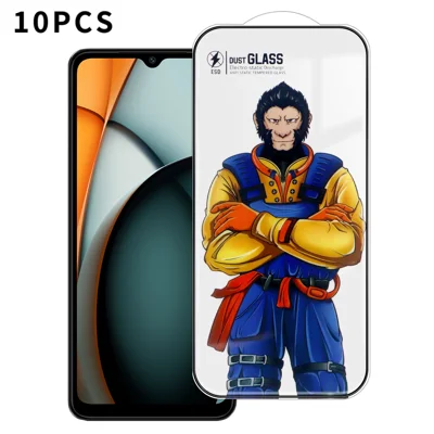 For Xiaomi Redmi A3 4G 10Pcs Full Screen Protector 3D Arc 120C Anti-Static Silk Printing High Aluminium-silicon Glass Film - As Shown