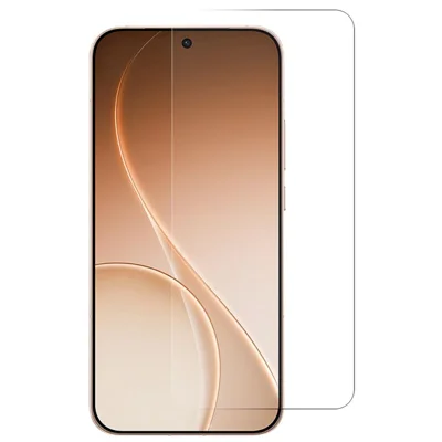AMORUS Folia Przednia do Oppo Reno15 Pro 5G 2.5D Łukowate Krawędzie 9H Wysokiej Jakości Szkło Aluminium-Krzemowe