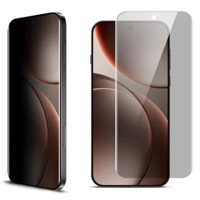 IMAK Privacy Hydrogel Film III för Oppo Find X9 Pro 5G Anti-Spy Mjuk TPU Helskärmsprotektor (Fingeravtryckslås)