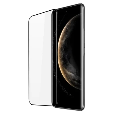 DUX DUCIS For Huawei Mate 70 Air Tempered Glass  Full Screen Protector 3D Curved Screen Medium Alumina Glass Hot Bending Full Glue Film - Black