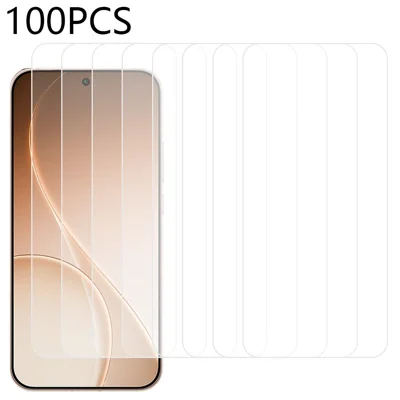 100 szt. dla Oppo Reno15 Pro 5G Ochrona ekranu Pełne przyklejenie Antyrysik Szklana folia hartowana (NIE Pełne zakrycie)