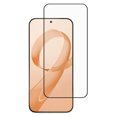 Voor Xiaomi Poco F8 Pro / Redmi K90 5G Volledig Schermprotecor Volledige Lijm Randeffect HD Hoog Aluminium-silicium Glasfolie met Zwarte Zijdeprint Rand (Vingerafdrukontgrendeling)