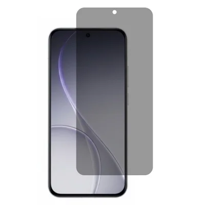 Til Oppo Reno15 5G Anti Spy Privatlivsbeskyttelse Fuld Skærm 2.5D Buekant Fuld Limsedel Høj Jernsiliciumglas Film (Fingeraftryk Lås Op)