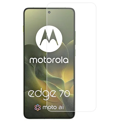 شراء بالجملة لواقي شاشة Motorola Edge 70 5G، حواف قوسية، زجاج مقوى، فيلم شفاف (ليس تغطية كاملة)