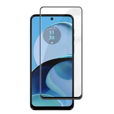 For Motorola Moto G14 4G HD Full Screen Protector Silk Printing Black Edge High Aluminium-silicon Glass Film - As Shown