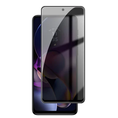 For Motorola Moto G54 5G Anti Spy Privacy Full Screen Protector Black Edge High Aluminium-silicon Glass Film - As Shown