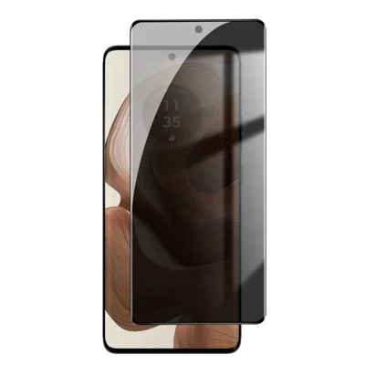 За Motorola Edge 50 Ultra 5G Антишпионская защита экрана Полная защита Черные края Пленка из высококачественного алюмосиликатного стекла - Как показано