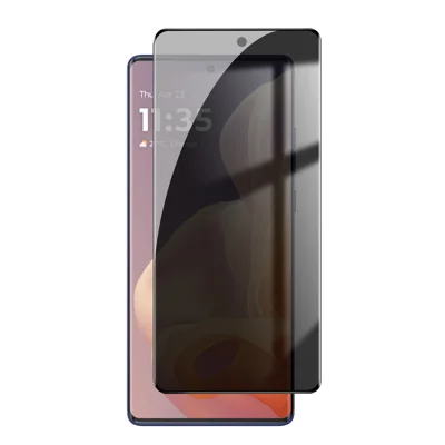 For Motorola Moto G85 5G Anti Spy Privacy Full Screen Protector Black Edge High Aluminium-silicon Glass Film - As Shown
