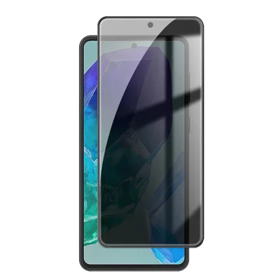 For Samsung Galaxy M55 5G Anti Spy Privacy Full Screen Protector Black Edge High Aluminium-silicon Glass Film - As Shown