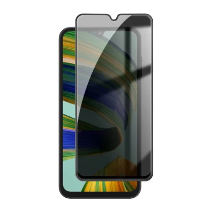 Für Samsung Galaxy F15 5G Anti-Spionage-Privatsphäre Vollbildschutzschutz Schwarzer Rand Hochfester Aluminium-Silizium-Glasfilm – Wie abgebildet