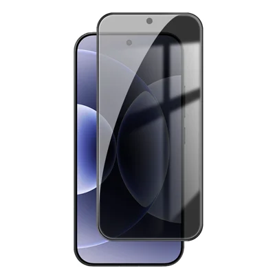 Para Xiaomi 17 Protector de Pantalla Completa Anti-Espías de Privacidad, Película de Vidrio de Alta Silicoaluminio con Borde Negro - Como se Muestra