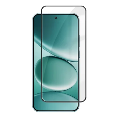 Voor Xiaomi Redmi Note 15 Pro 5G HD Volledig Schermprotecor Zijdeprint Zwarte Rand Hoge Aluminium-siliciumglasfolie - Zoals Afgebeeld