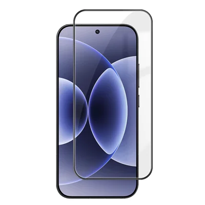 For Xiaomi 17 HD Full Screen Protector Silk Printing Black Edge High Aluminium-silicon Glass Film - As Shown