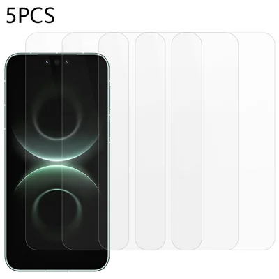 5 stk. til Huawei Mate 80 forreste skærmprotector 0,3 mm 2,5D hakket glas klart film