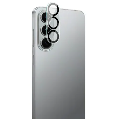 IMAK For Samsung Galaxy S26+ Tempered Glass Camera Lens Protector Acrylic Lens Cap (Black Circle Design)
