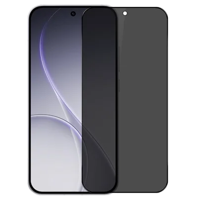 NORTHJO A++ Pour Oppo Reno15 5G Protecteur d'écran complet Protecteur de confidentialité en verre trempé avec colle totale Impression soie Anti-espion