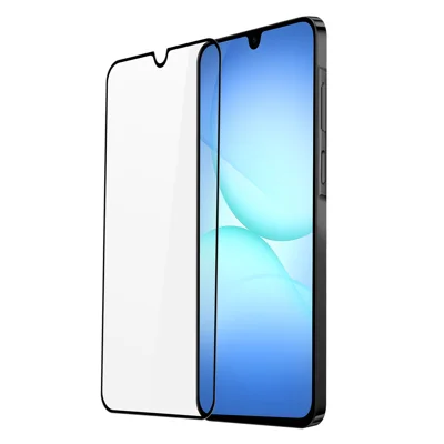 Película de cristal para Samsung Galaxy A27, protector de pantalla completa DUX DUCIS, pantalla plana 2.5D, cristal de alúmina media, película HD transparente - Negro